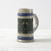 William Morris Vintage Floral Bird