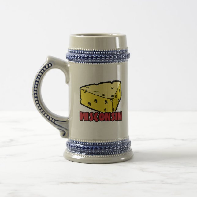 Caneca De Cerveja Wisconsin Cheese Wedge (Esquerda)
