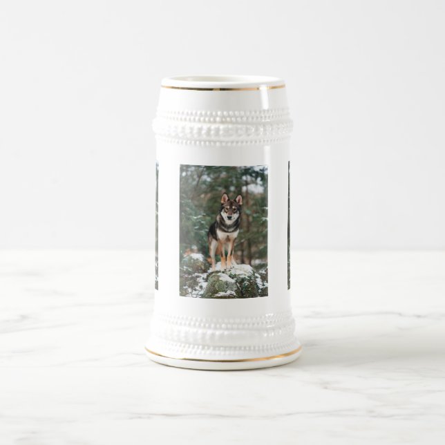 Caneca De Cerveja Wolfdog (Centro)