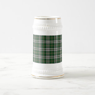 Caneca De Cerveja Xadrez de tartan bretão do cabo