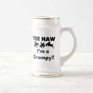 Caneca De Cerveja Yee Haw, sou uma camiseta e presentes