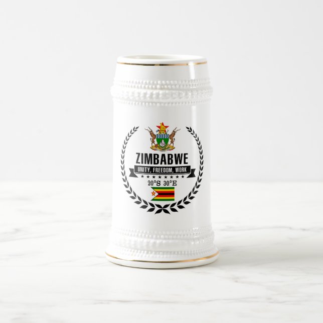 Caneca De Cerveja Zimbabué (Centro)
