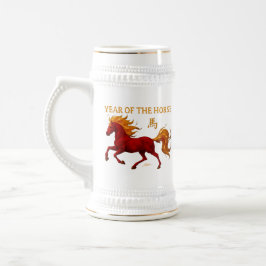 Caneca De Cerveja Zodiac Chinese New Year 2026 Yang Fire Horse