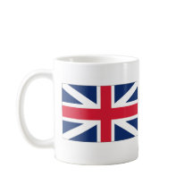 Caneca de Chá / Café Bandeira Britânica Deus Salve