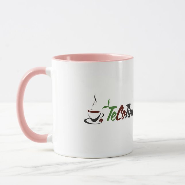 Caneca de Chá Elegante – Perfeita para Amantes de  (Esquerda)