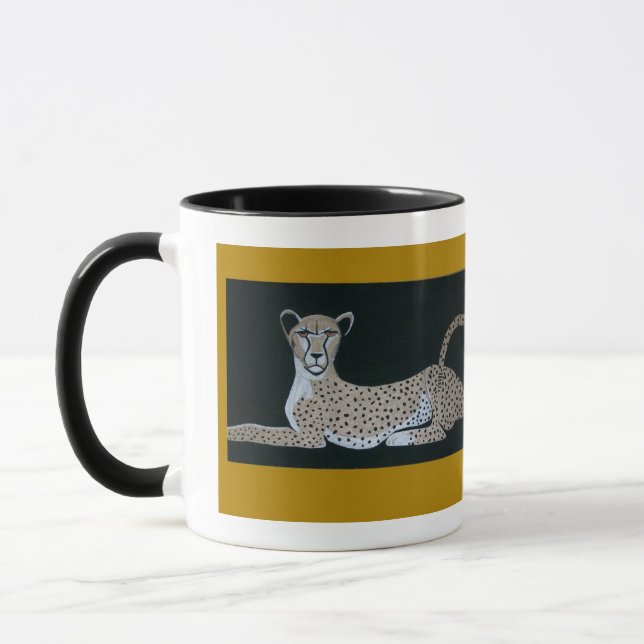 caneca de cheetah por D. MARQUIS (Esquerda)