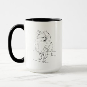 Caneca de Chihuahua de Cabelo Longo – Caneca de Ca