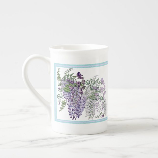 Caneca de China de osso de Botanique da profusão (Esquerda)