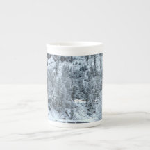 Caneca de China de osso - de "dia inverno em