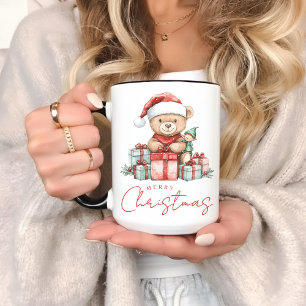 Caneca de Chocolate Quente Christmas Bear para Ela