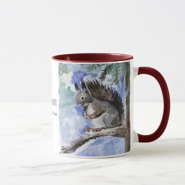 Caneca de chocolate quente de esquilo (Direita)