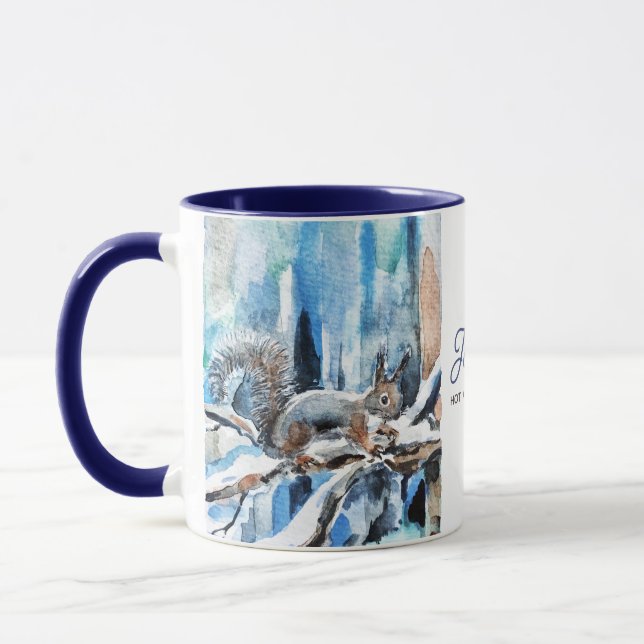 Caneca de chocolate quente de esquilo (Esquerda)