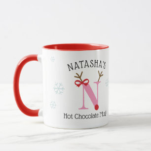 Caneca de Chocolate Quente Personalizada de Rena p