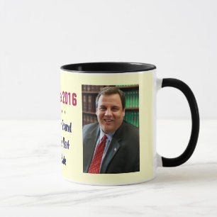 Caneca de Chris Christie 2016