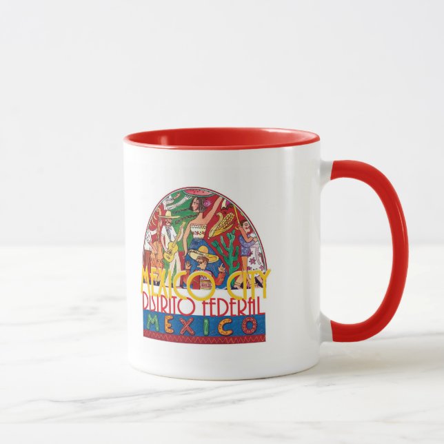 Caneca de CIDADE DO MÉXICO México (Direita)