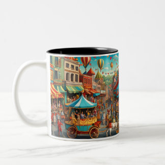 caneca de circo parade estilo 1930