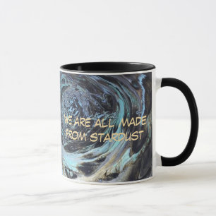 Caneca de Citação Celestial 'Nós Somos Todos Feito