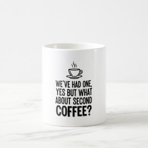 Caneca de Citação de Segunda Café com Tipografia M