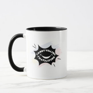 Caneca de Citação Engraçada Pinoy Orgulhosamente F