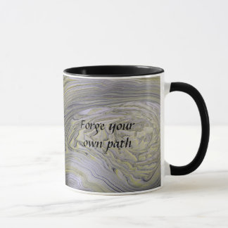 Caneca de Citação Metálica Forje Seu Próprio Camin