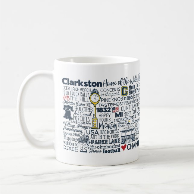 Caneca de Clarkston Michigan (Esquerda)