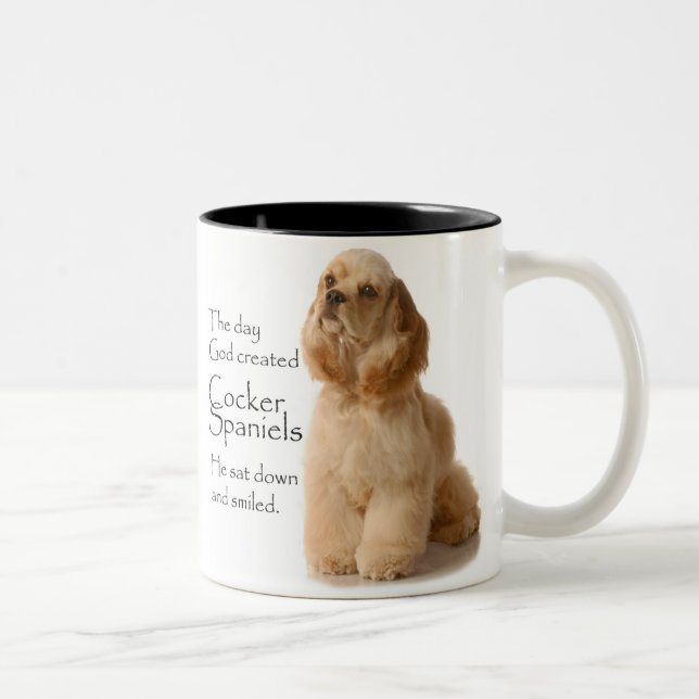 Caneca de cocker spaniel (Direita)