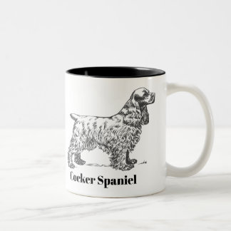 Caneca de cocker spaniel