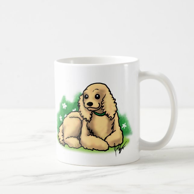 Caneca de cocker spaniel (Direita)