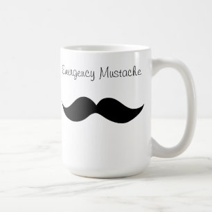 Caneca de Cofee do bigode da emergência
