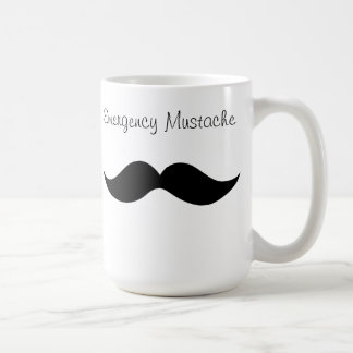 Caneca de Cofee do bigode da emergência