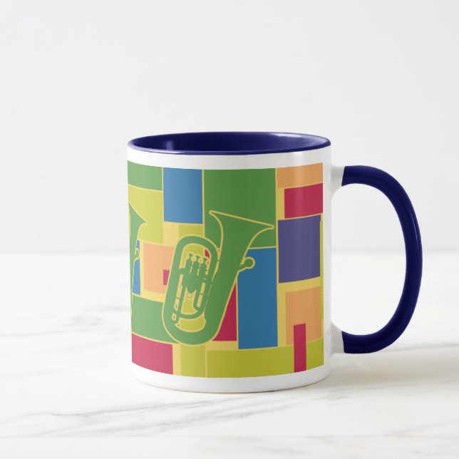 Caneca de Colorblocks do Euphonium (Direita)