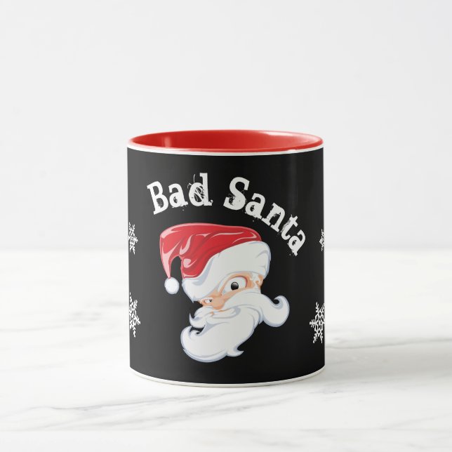 Caneca de Combo de 11 oz do Papai Noel Ruim Engraç (Centro)
