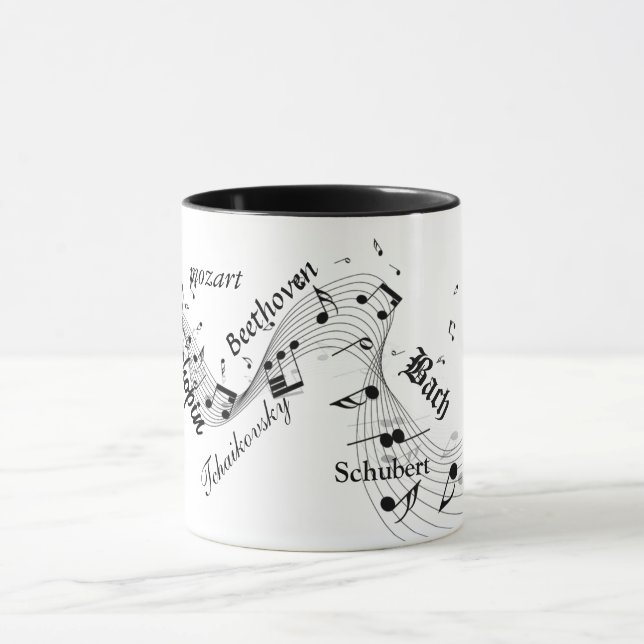caneca de compositores clássicos (Centro)
