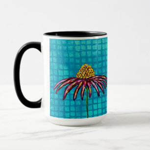 Caneca de Coneflower Azul