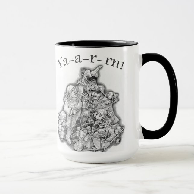 Caneca de confecção de malhas dos piratas (Direita)