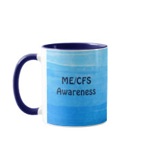 Caneca de conscientização da síndrome da fadiga cr