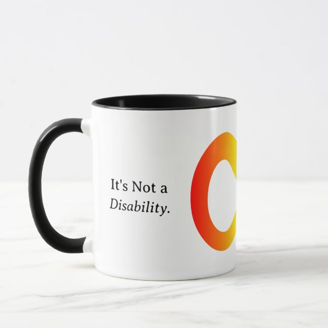 Caneca de Conscientização do Autismo (Esquerda)