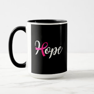 Caneca de Conscientização do Câncer de Mama Espera