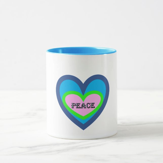 Caneca de Coração Pacífico (Centro)