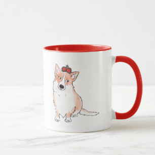 Caneca de corgi real