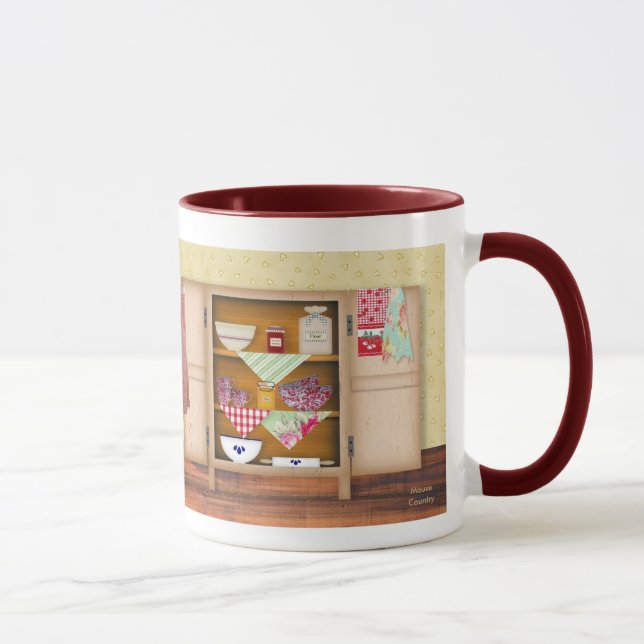 Caneca de Cozinha Vintage Armário (Direita)
