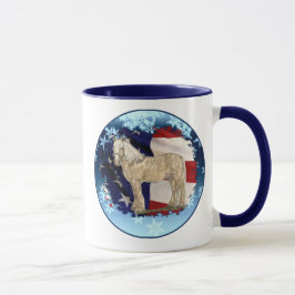 Caneca de creme do Natal