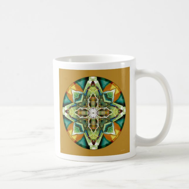 Caneca de cristal da mandala 6 (Direita)