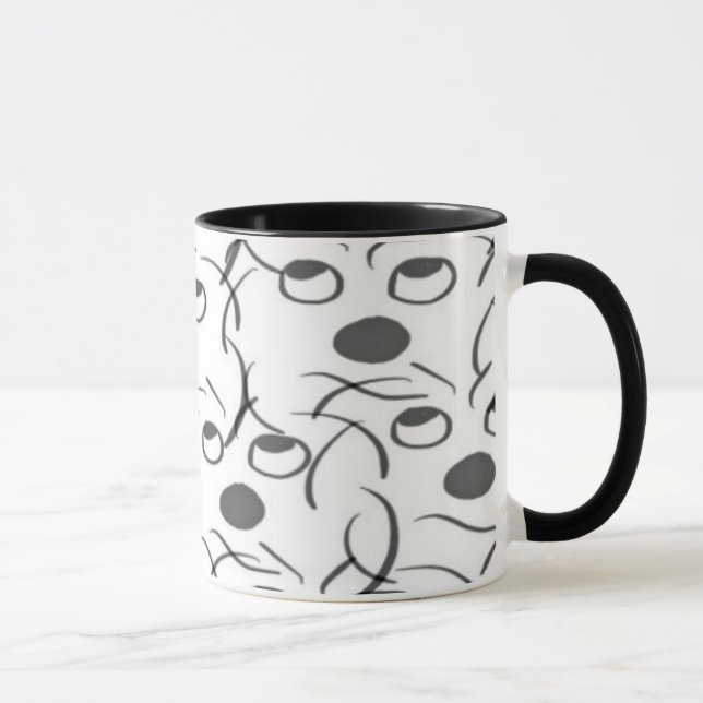 Caneca de de Tulear Desenhos animados do algodão (Direita)