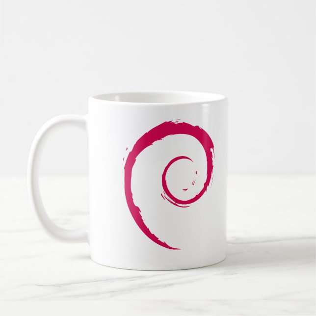 Caneca de Debian (Esquerda)