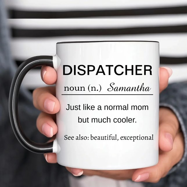 Caneca de Definição de Despachante Personalizada (Criador carregado)