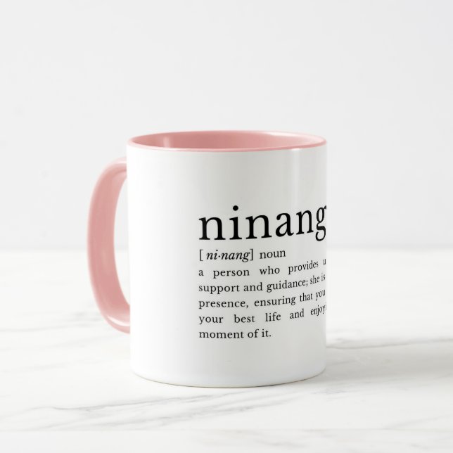 Caneca de Definição de Ninang Filipino, Presente d (Frente Esquerda)