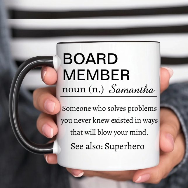 Caneca de Definição Personalizada de Membro do Con (Criador carregado)