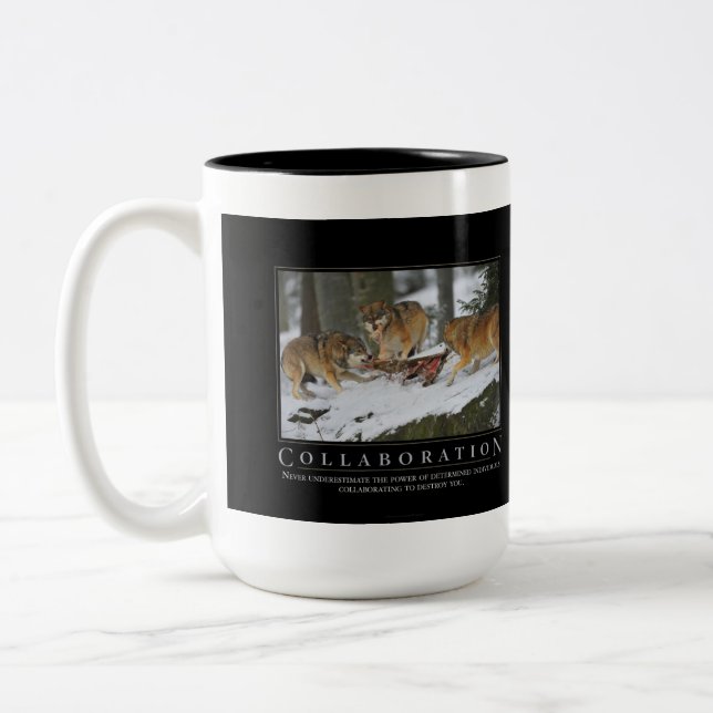 Caneca de Demotivational da colaboração (Esquerda)