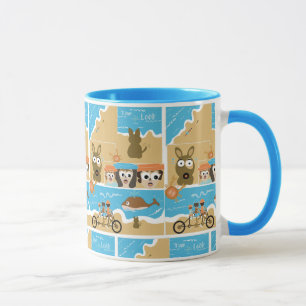 caneca de desenho animado